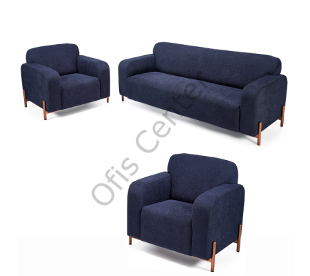 Poseidon 1 adet 3 lü , 2 adet tekli Kanepe Takımı